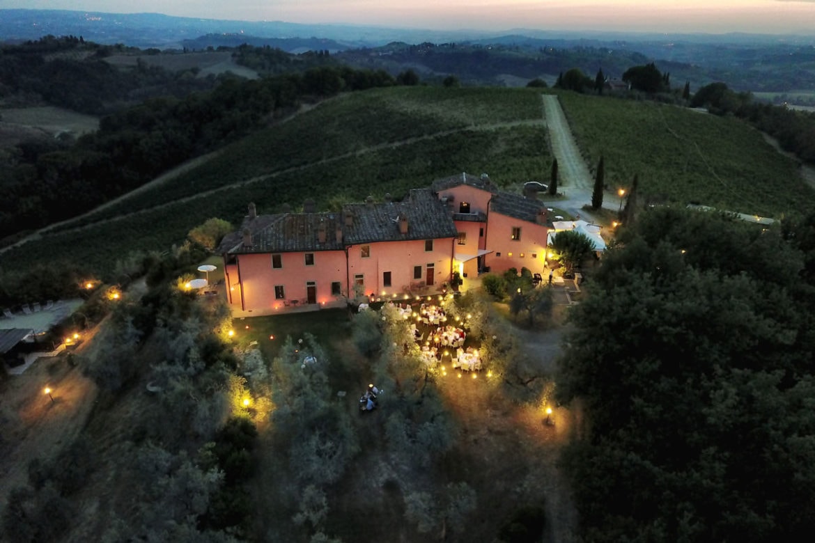 Wedding venue agriturismo in Tuscany