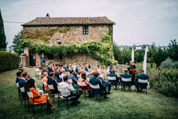 Open air wedding ceremony