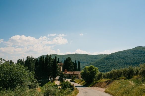 Hochzeitsort in der Toskana, Schloss in den Hügeln des Chianti