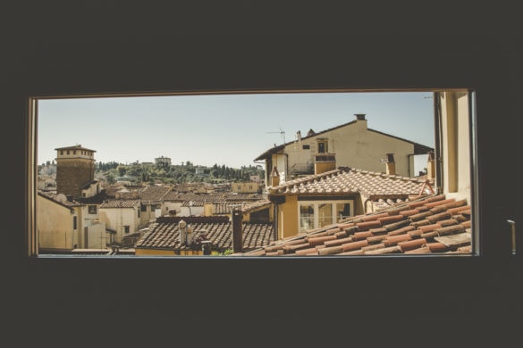 Postcard view from Florence city centre apartment